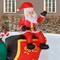 Blow Up Inflatable Santa Sleigh Outdoor Yard Decoration 10 FT